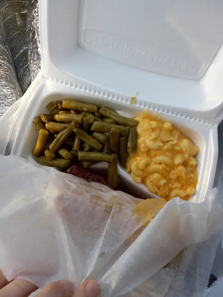 Green Beans Mac and Cheese